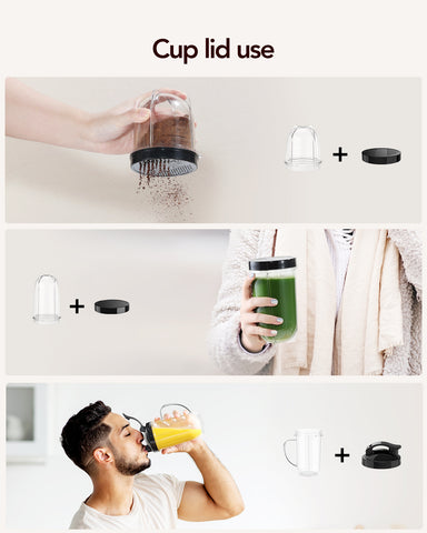 Blender for Kitchen – Smoothie & Personal Blender with 40oz Jar, 17oz To-Go Cup, Grinding Function for Shakes & Smoothies