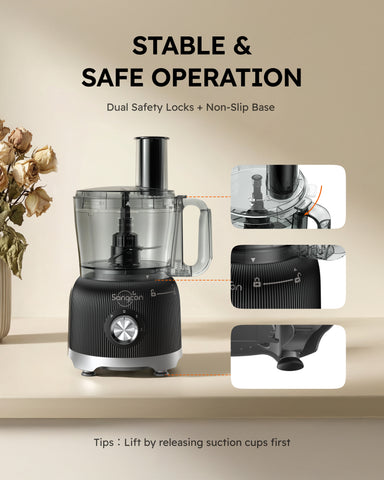 Sangcon 600W Smoothie Blender and Food Processor Combo for Kitchen